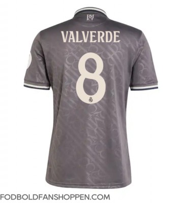 Real Madrid Federico Valverde #8 Tredjetrøje 2024-25 Kortærmet